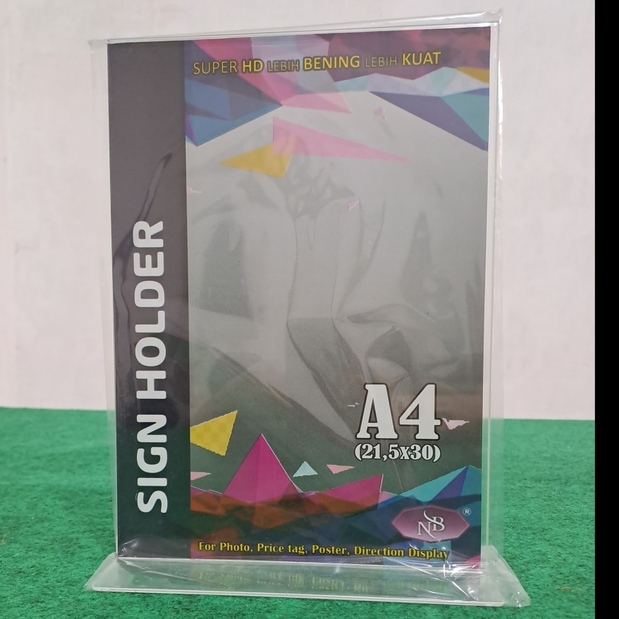 

SIGN HOLDER NB T A4 (21.5X30)NB