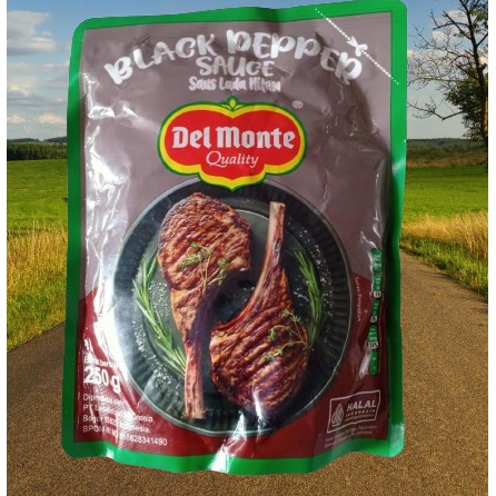 

Delmonte Black Pepper Sauce / Saus Lada Hitam 250 gram