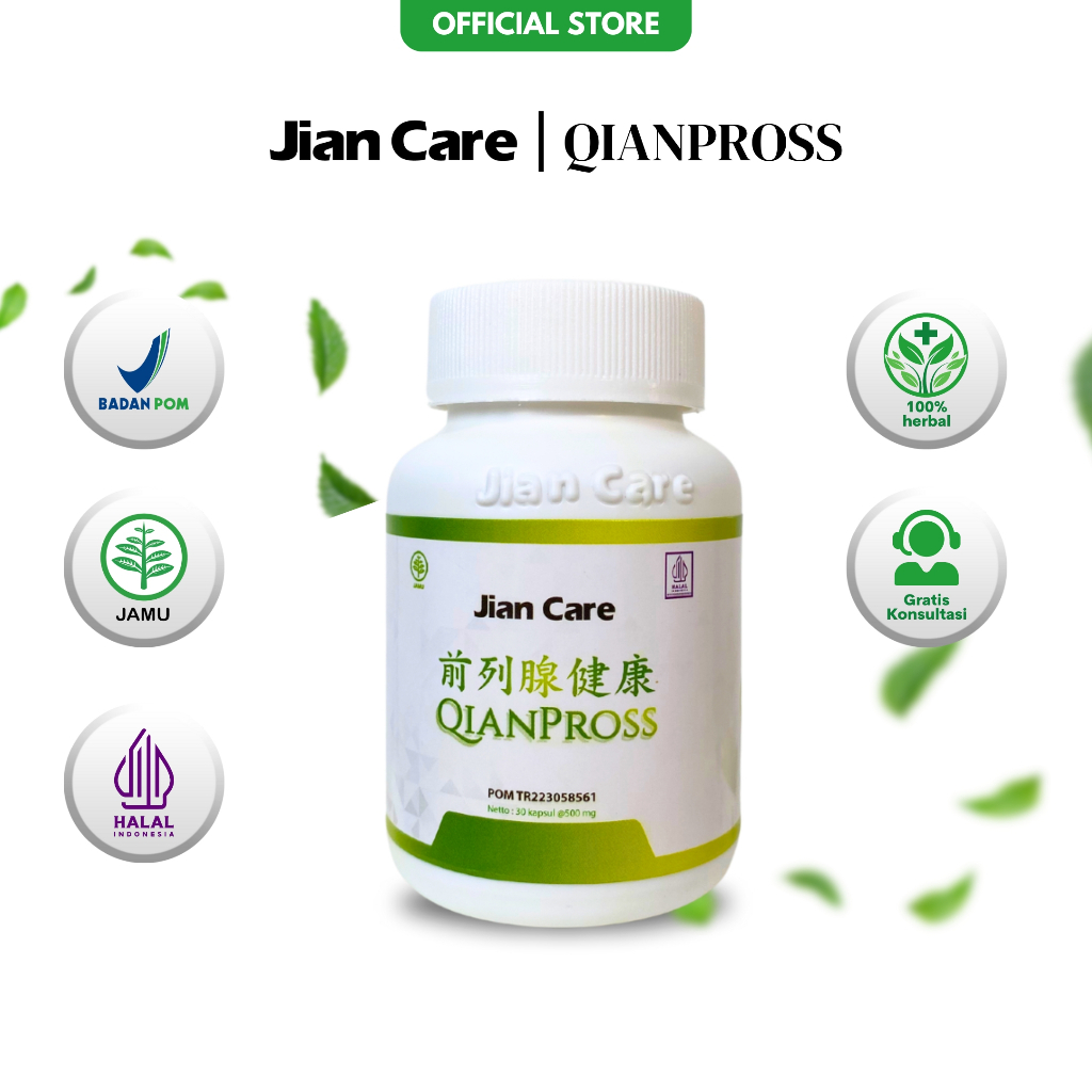 Jian Care Qianpross - Obat Herbal Cina Atasi Prostat Infeksi Saluran Kemih Saluran Kencing ISK