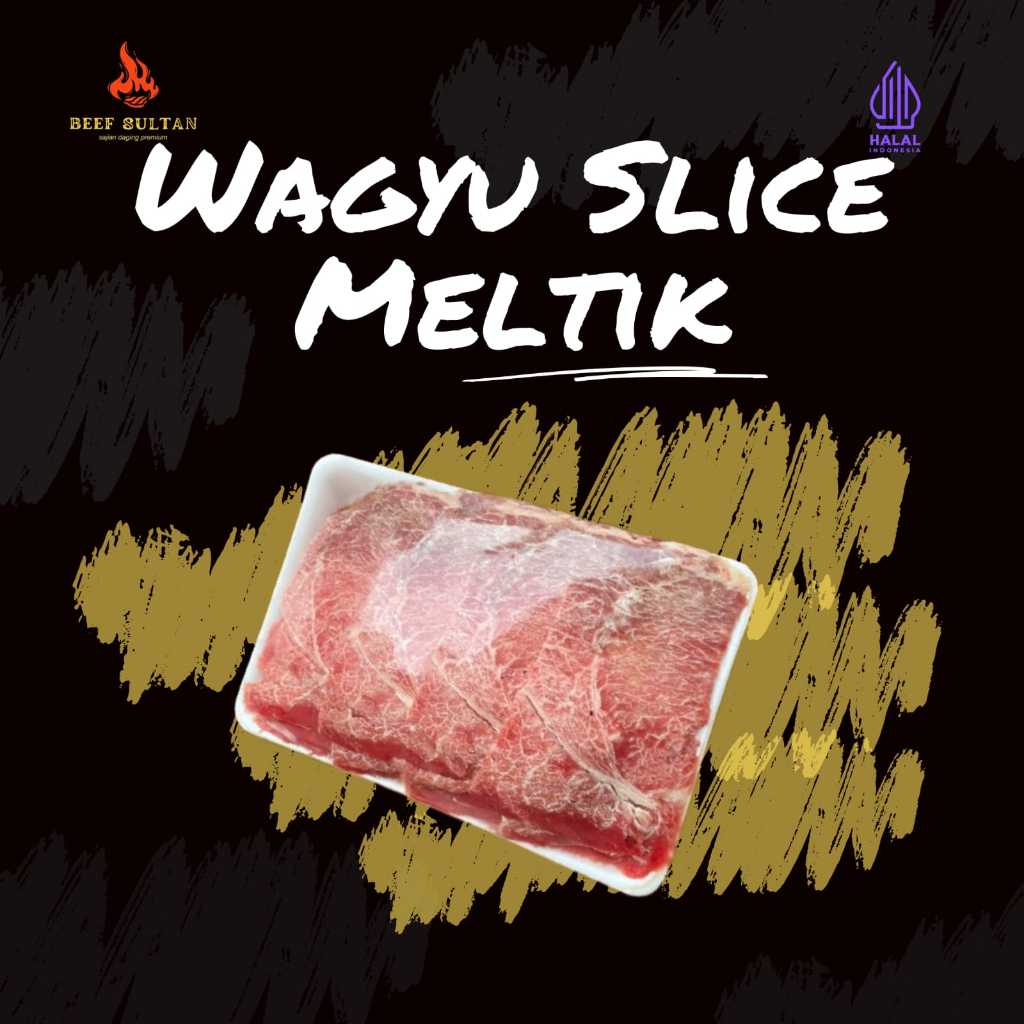 

Beef Wagyu Meltique Slice Karubi 500gr | Beef Meltik Karubi Slice | Wagyu Beef Slice Tebal | Beef BBQ Wagyu Meltik