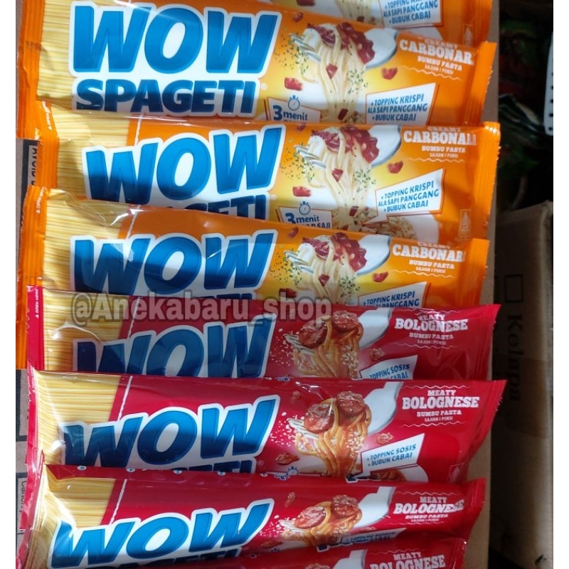 

MIE PASTA SPAGETI WOW ALL VARIAN ( 1 pcs )