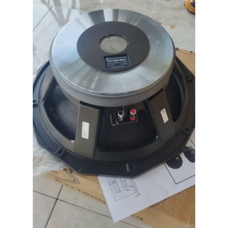SPEAKER COMPONENT PRECISION DEVICES PD1850 MK3 SUBWOOFER 18 INCH PD1850 MKIII