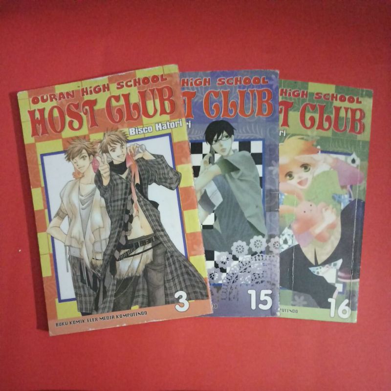 komik ouran high school host club vol 2-7 (set c) set/cabutan