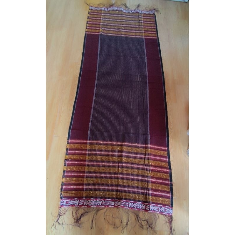 Tenun Batak Toba Kain Ulos Ragi Hotang  manik Vintage P:220 cm /85cm