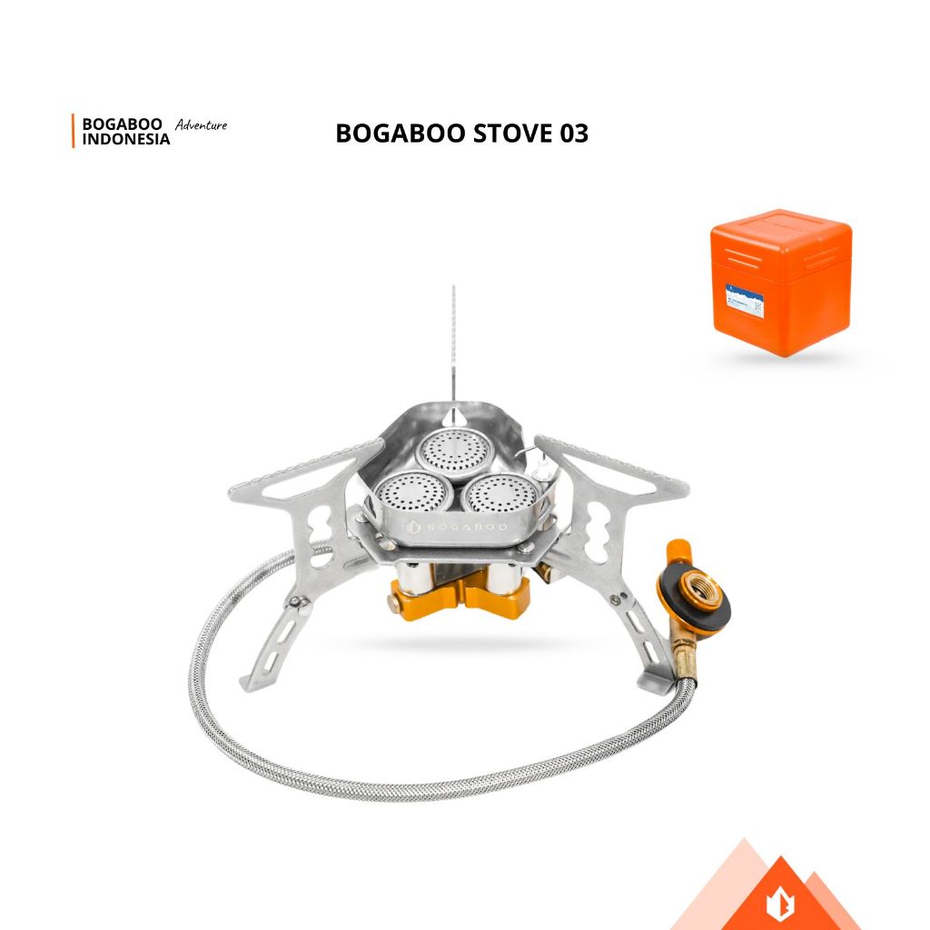 Bogaboo Stove 03 Ultralight - Kompor Gas Portable Ultralight  - Kompor Camping Lipat Outdoor