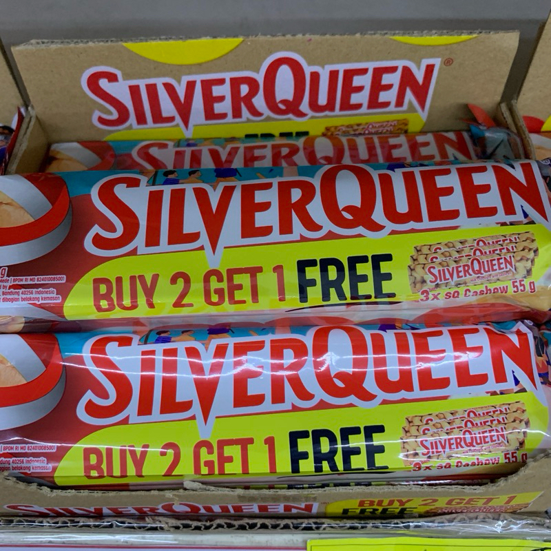 

BELI 2 GRATIS 1 Silverqueen Cashew 55gr
