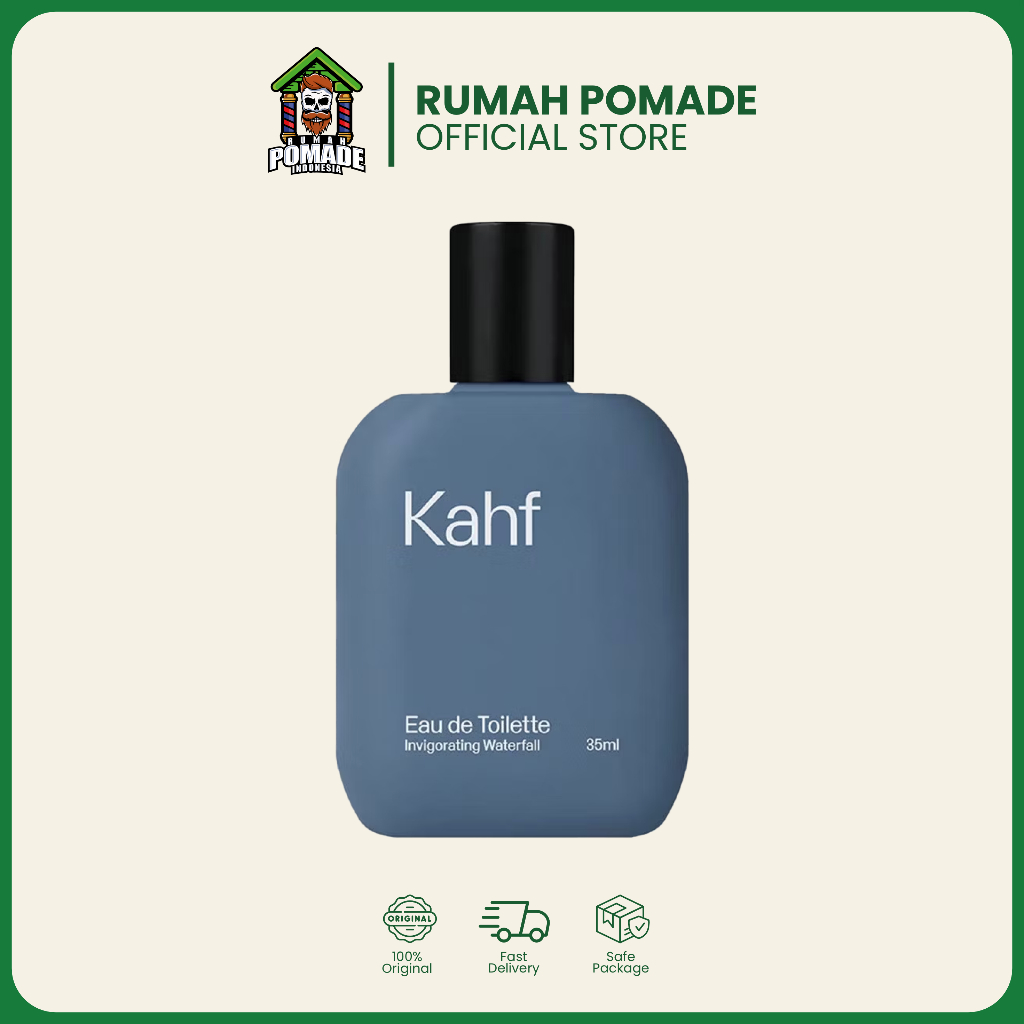 KAHF Parfume Invigorating Waterfall Eau De Toilette 35 ml Kahf Parfum Biru Original