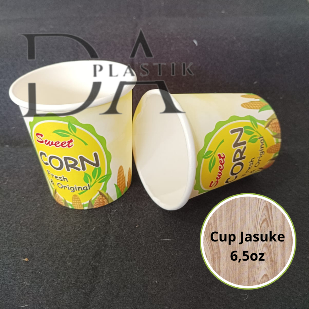 50Pcs Cup Jasuke | Gelas Jasuke | CUp Jagung Susu Keju | Gelas Kertas