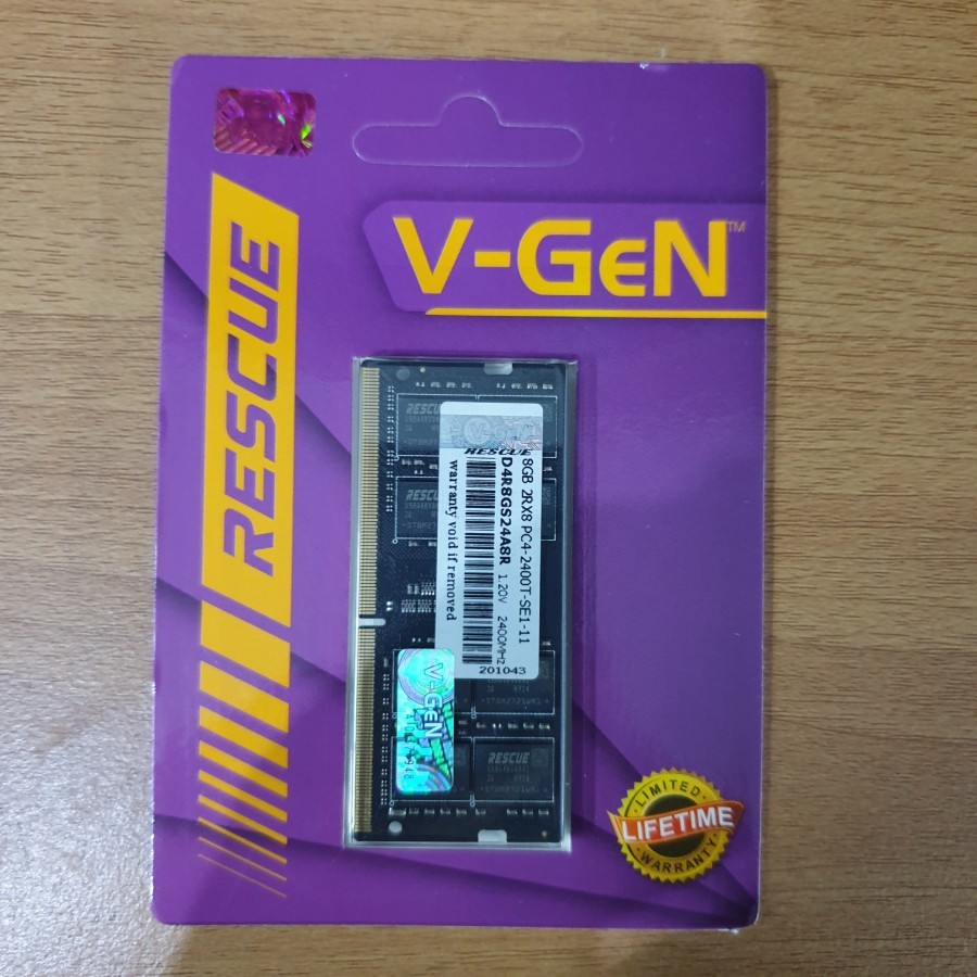 V-GEN 8GB PC4-2400T SE1-10/ RAM LAPTOP DDR4 8GB/ SODIM