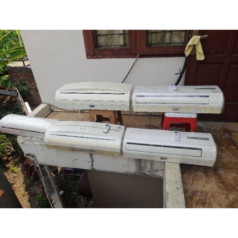 REAL GARANSI1TH100%INDOOR AC SECOND3/4PK TANPA OUTDOOR GRATIS100%PASANG INCLUDE DLL