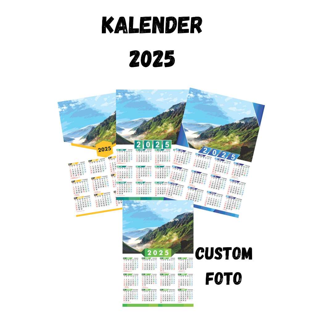 

Kalender 2025/ Kalender FOTO ANAK/ Motif Anak Custom/Kalender Foto Termurah/TANPA PO