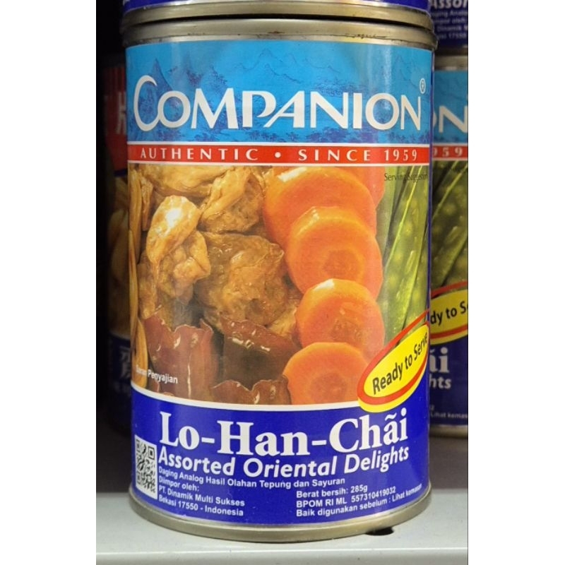 

Vegan Lo Han Chai COMPANION Vegetarian Olahan Jamur 285g - HK.