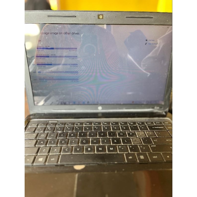 《Second》laptop hp ssd 128 gb + hdd 350 gb