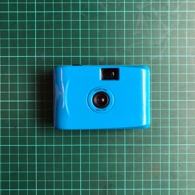 BLUE CUTE TOY CAMERA ANALOG FILM KAMERA