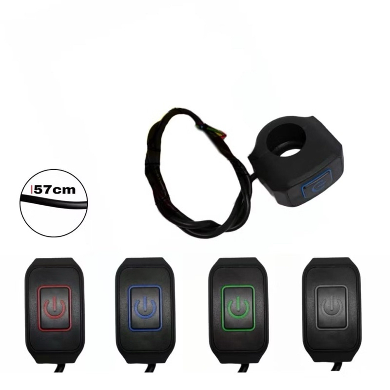 SAKLAR ON OFF LAMPU LED MOTOR SAKLAR STANG MOTOR ADV NINJA FU VIXION NMAX Dll