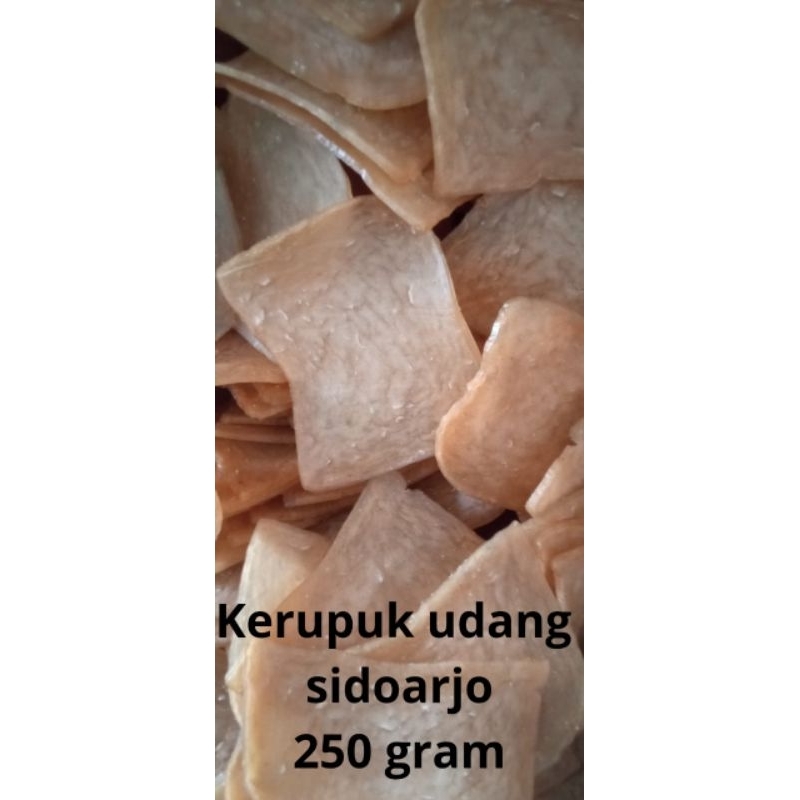 

KERUPUK UDANG MENTAH SIDOARJO 250gram