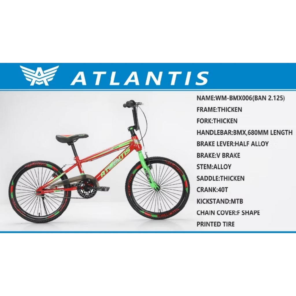 SEPEDA ANAK BMX 20 INCH ATLANTIS NEW MODEL TERMURAH
