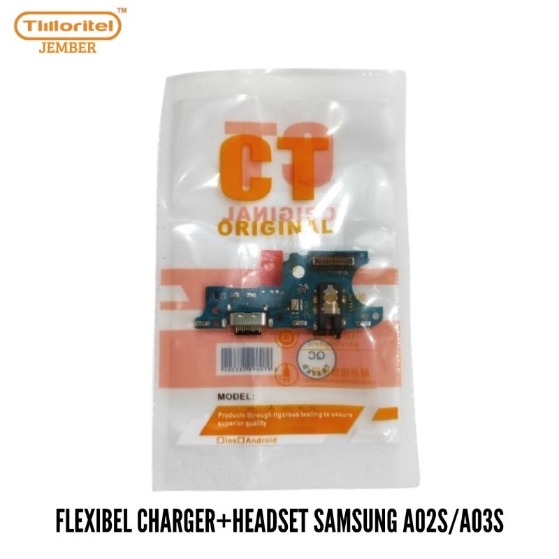 FLEXIBEL CHARGER+HEADSET+MIC SAMSUNG A025/A037 (A02S/A03S)