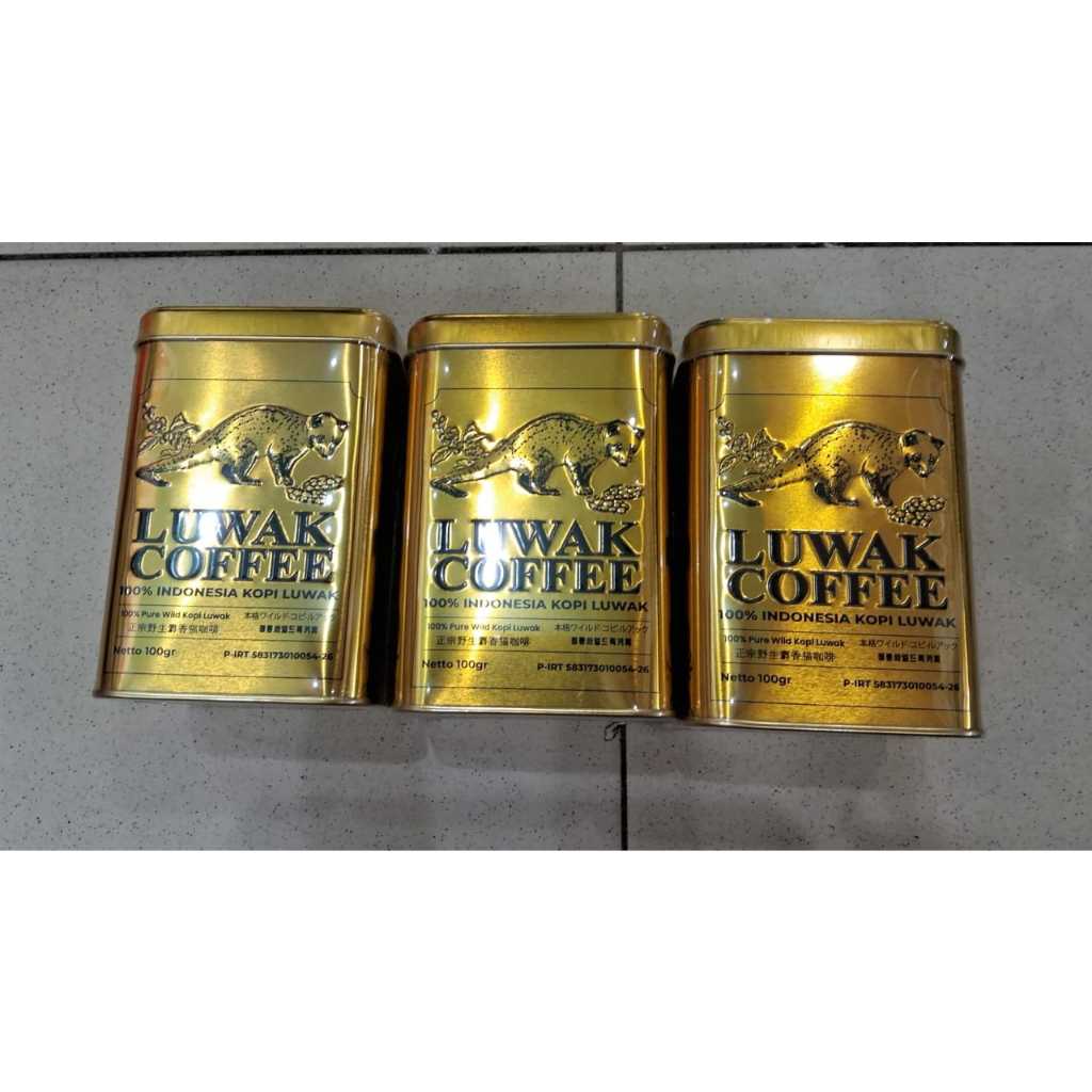 

Worcas Kopi Luwak Gold 100gr Tin Can