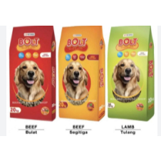 Bolt dog 20kg FRESHPACK / makanan anjing 20 kg / dog food 20 kg / Bolt dog Beef Lamb 20 kg / bolt do