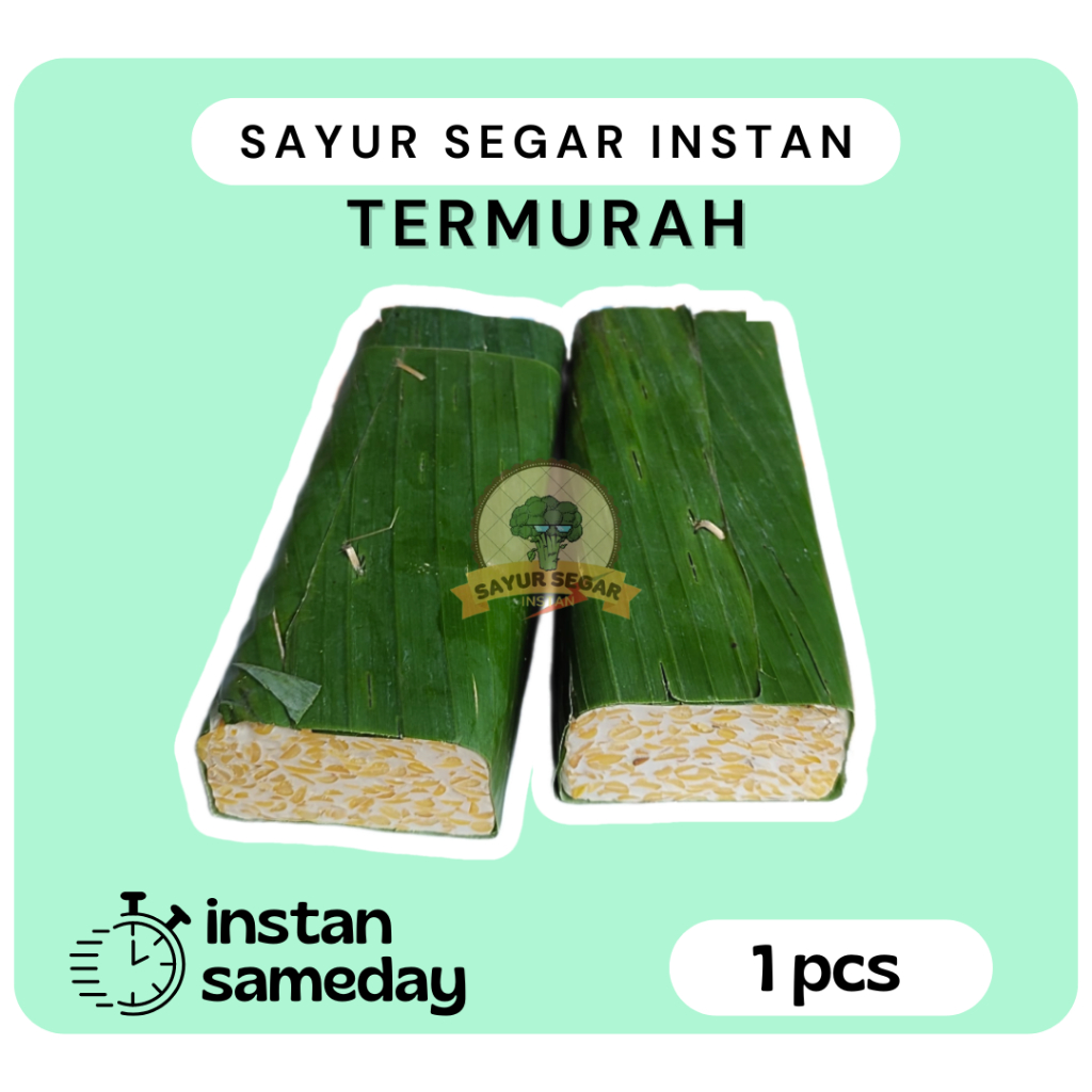 

Tempe Segar 1 Papan Tempe Daun