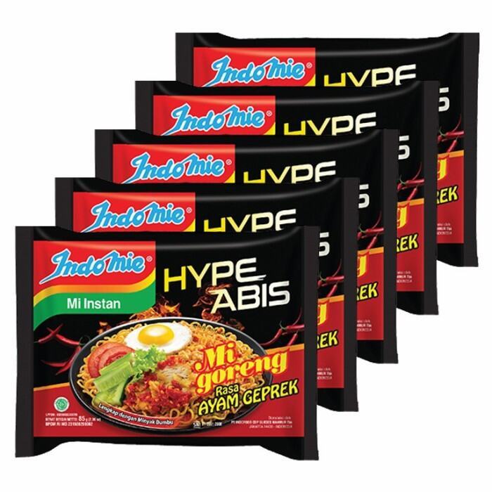 

Indomie Mi Hype Rasa Ayam Geprek 5 pcs Mie Instan 90 gr
