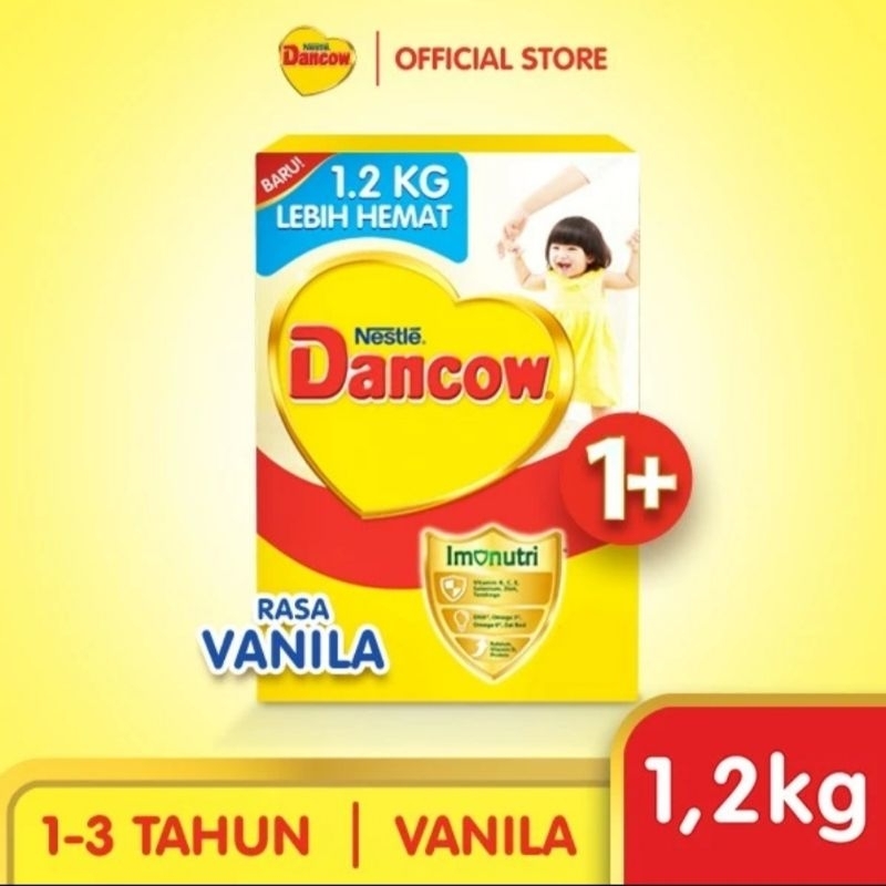 

Nestle DANCOW 1+ Vanila Susu Anak 1-3 Tahun Box 1.2 Kg