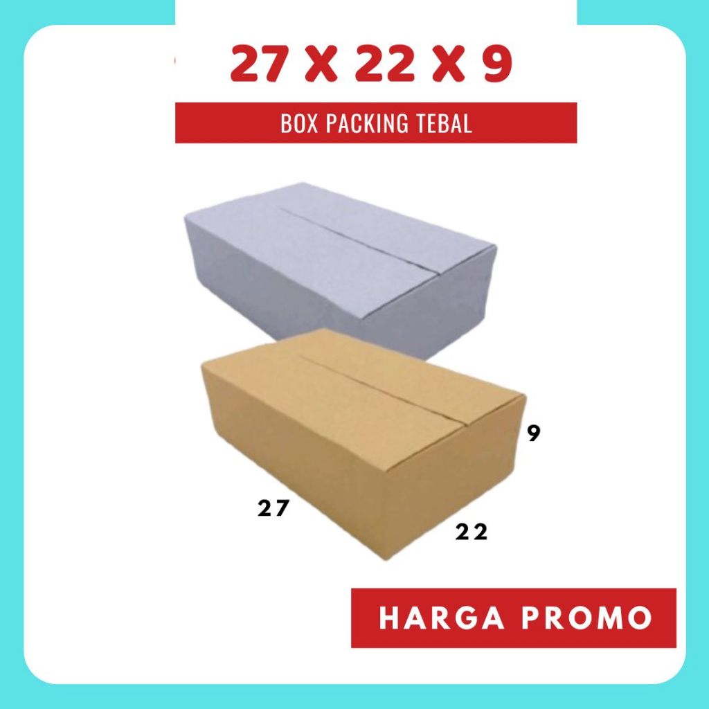 

Kardus 27x22x9 Box Packing A1 Karton Kotak Kemasan Olshop Sparepart Dus Souvenir