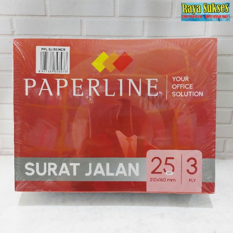 

Buku Surat Jalan 3 PLY Paperline (10 PCS)/Surat Jalan Paperline 3 PLY