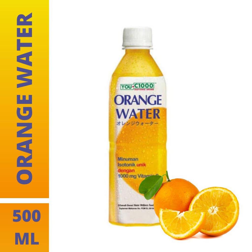 

You C1000 Orange Water 500 ml 1 dus 24 botol