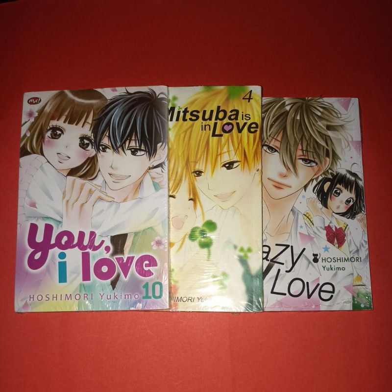 komik hoshimori yukimo : you i love / lazy in love /when mitsuba is in love