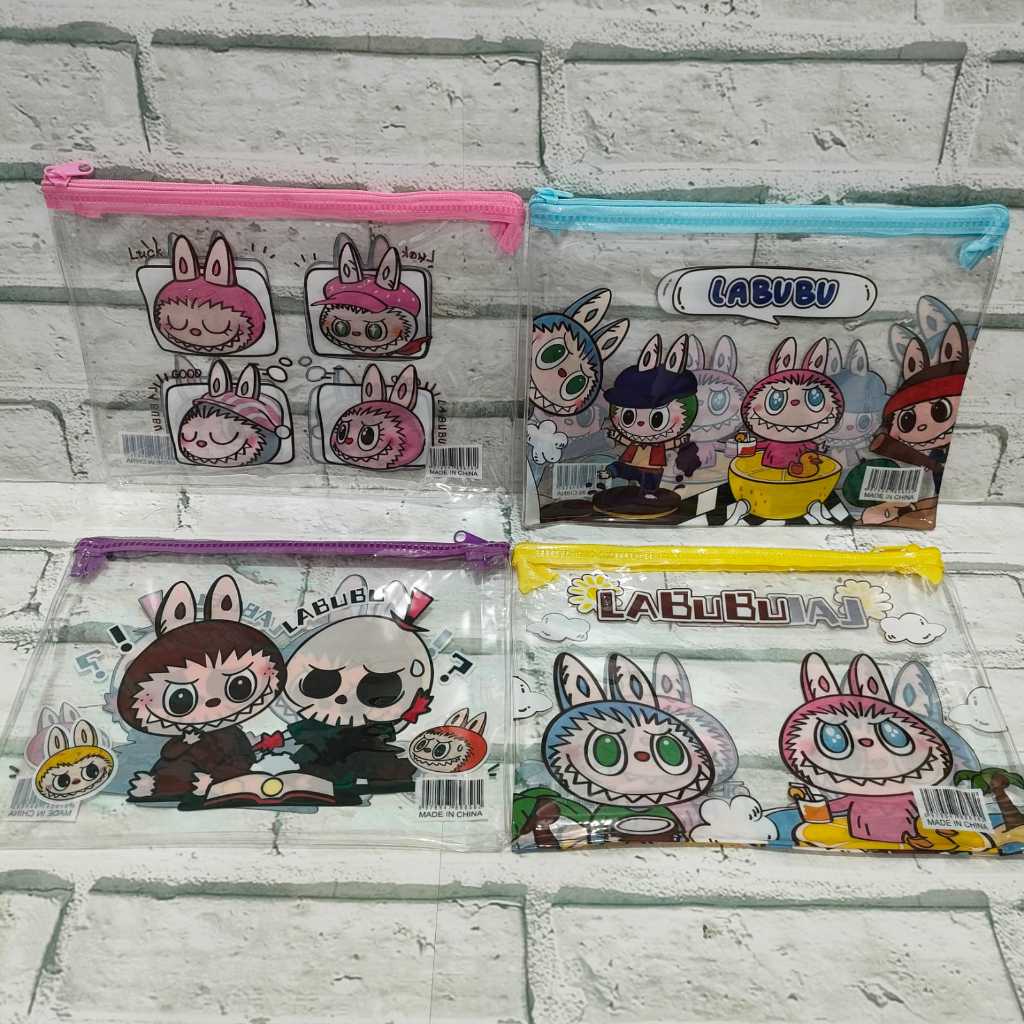 

Transparan Pouch Serbaguna Labubu Tempat Pensil Labubu