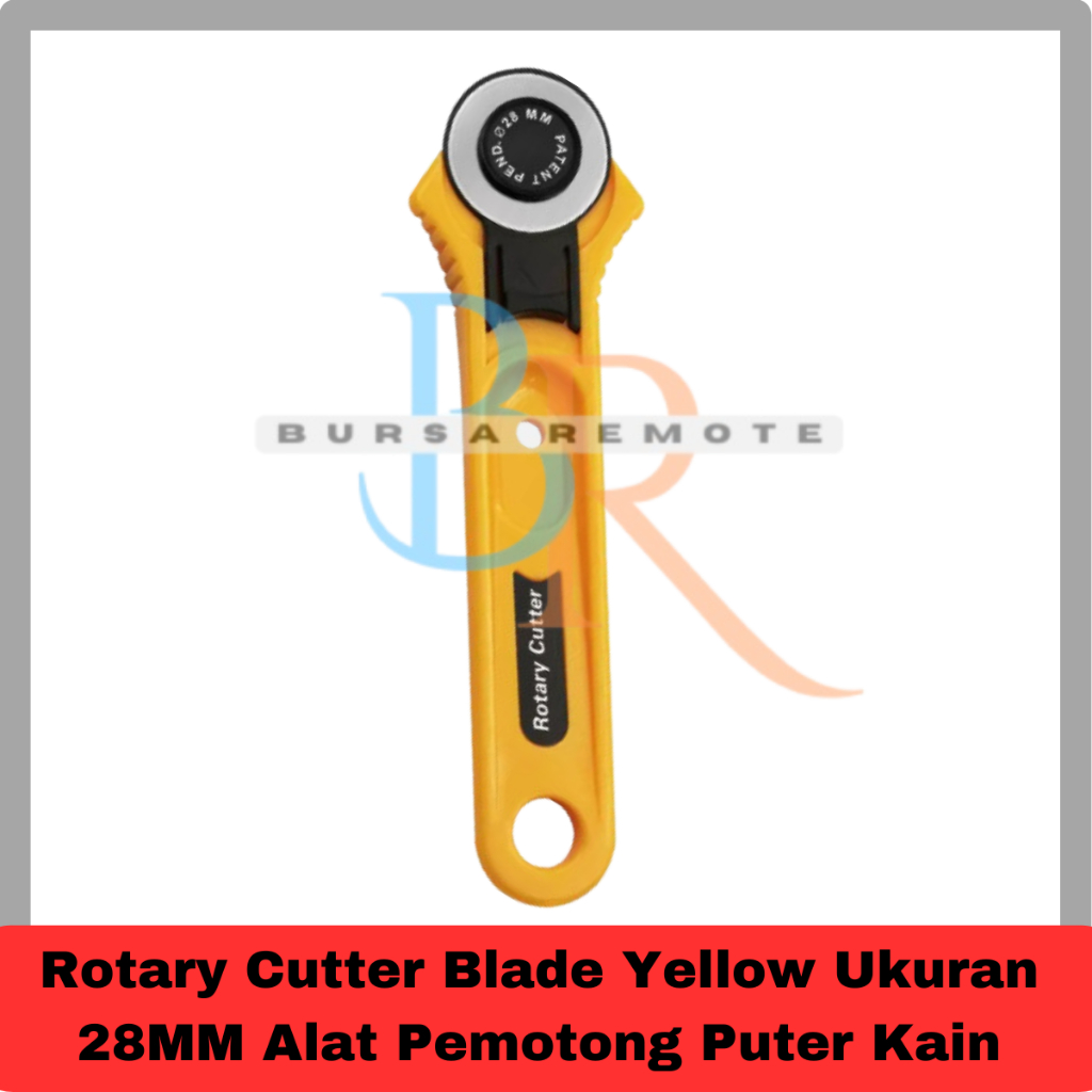 

Rotary Cutter Blade Yellow Ukuran 28MM Alat Pemotong Puter Kain