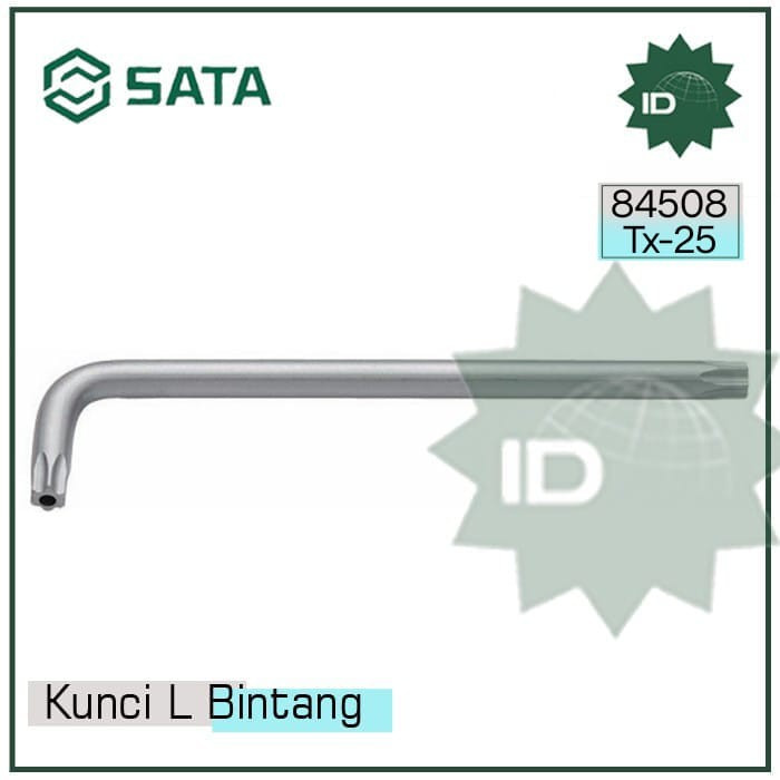 KUNCI L BINTANG 84508 - TORX TAMPER PROOF KEY T-25 SATA