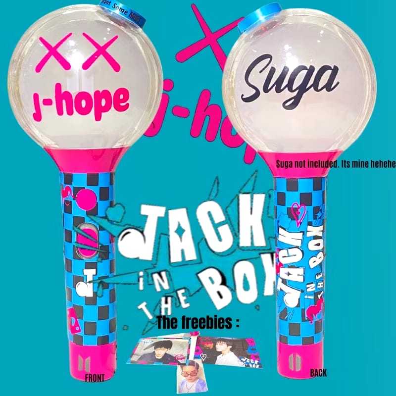 

Sticker Skin Decal Army Bomb Light Stick BTS JACK IN THE BOX Jhope | Sticker saja bukan light stick | By Aesthetichu