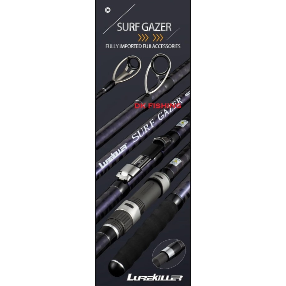 Joran Lurekiller Surf Gazer 420/450 BX DPS/NS7 Reel Seat CW 100-300 Full Fuji Japan