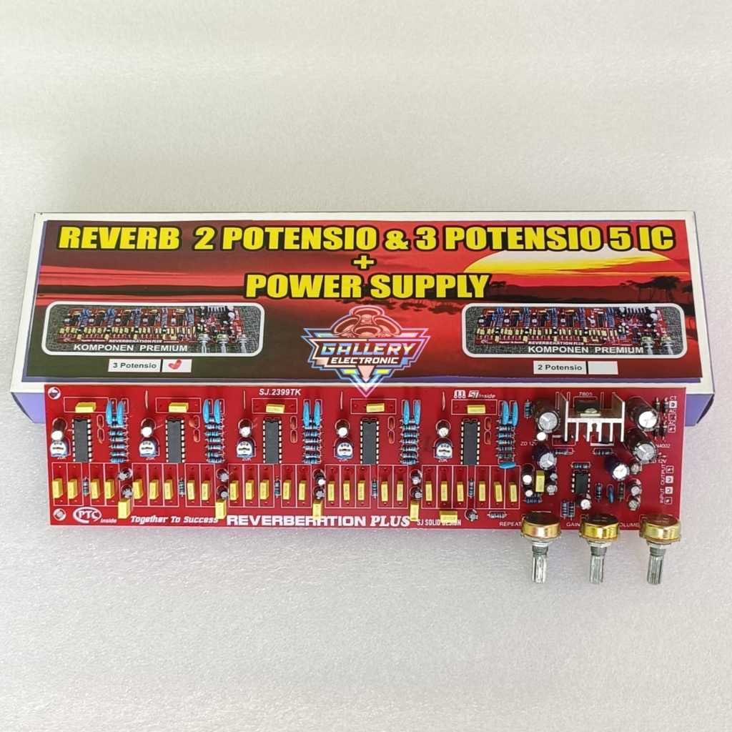 Reverb ECHO 5 IC PT2399 Reverberation Suara Nyes