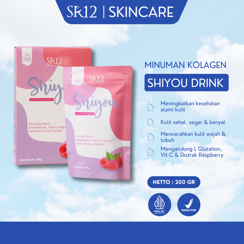 

SR12 Shiyou Collagen Drink 200gr Mengandung Vit C Ekstrak Raspberry Sebagai Anti Oksidan Kulit