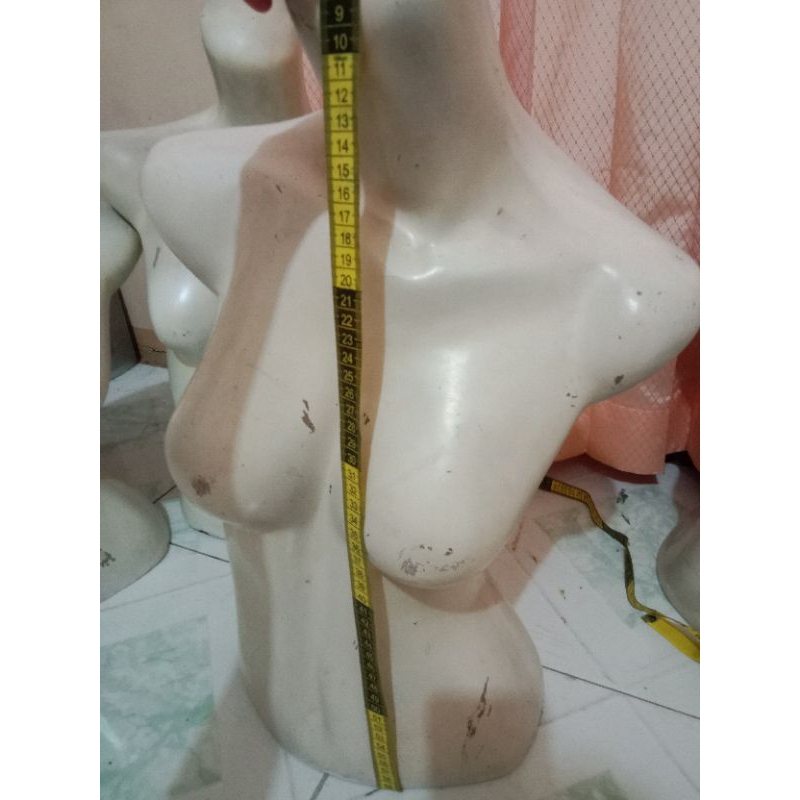 SALE Patung Manekin Body Putih Badan Perempuan Wanita Second Display Baju Pakaian Blouse Butik Toko 