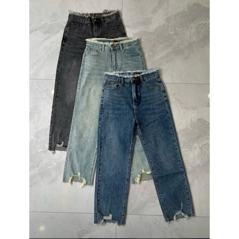 CELANA JEANS POSH BANGKOK SOBEK BAWAH / CELANA JEANS IMPORT BKK