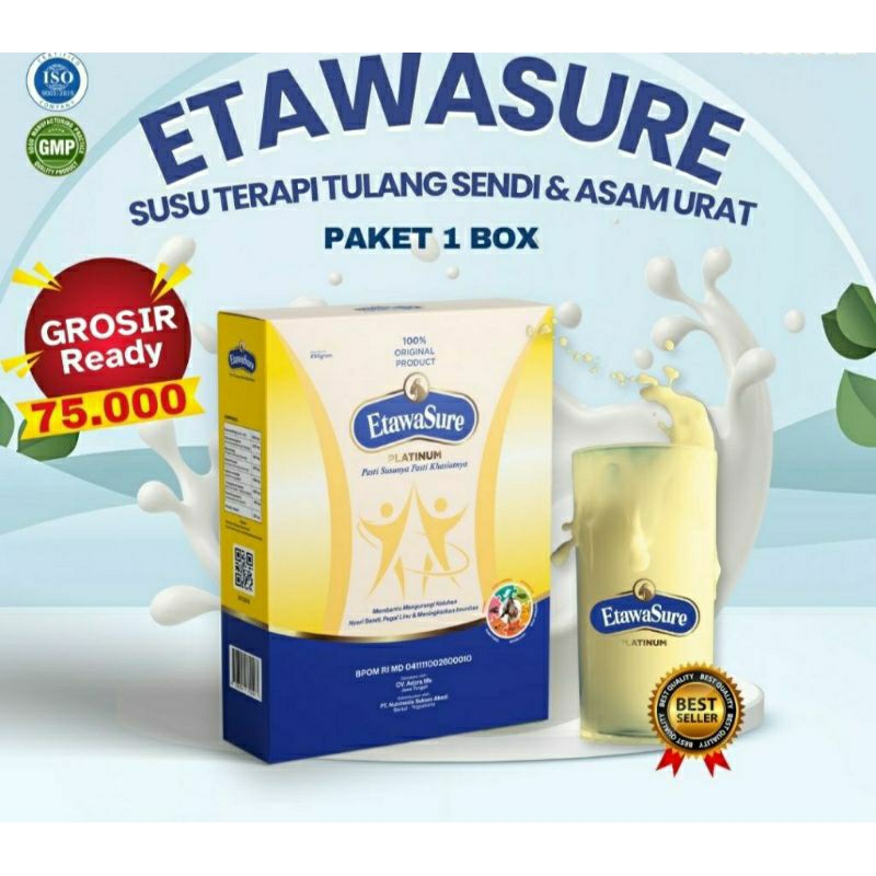 

Susu Etawasure Platinum Susu Kambing Atasi Nyeri Sendi Dan Pegel Linu 250 gram