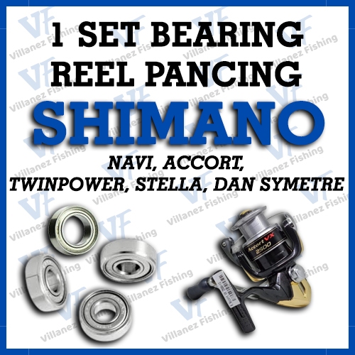 BEARING REEL SET SHIMANO NAVI, ACCORT, TWINPOWER, STELLA, DAN SYMETRE MINI BEARING PANCING SPARE PAR