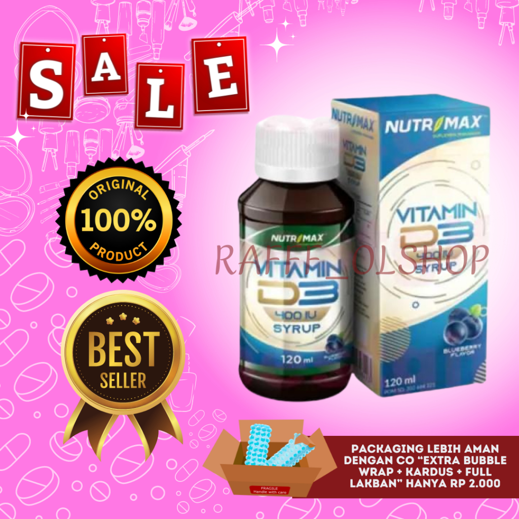 Nutrimax Vitamin D3 400 IU Syrup