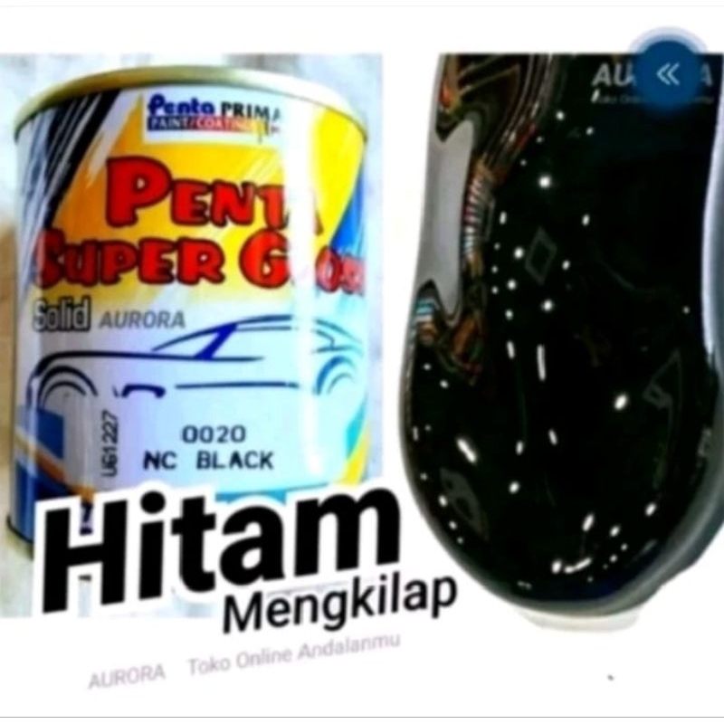 Cat Penta Super Gloss NC Black 0020 Hitam Mengkilap/Hitam Glossy