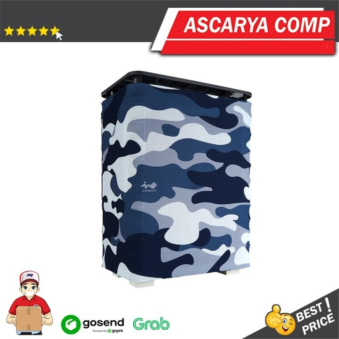 InWin ALICE Grey Top Monogram Cloth - Mid Tower ATX Gaming Case