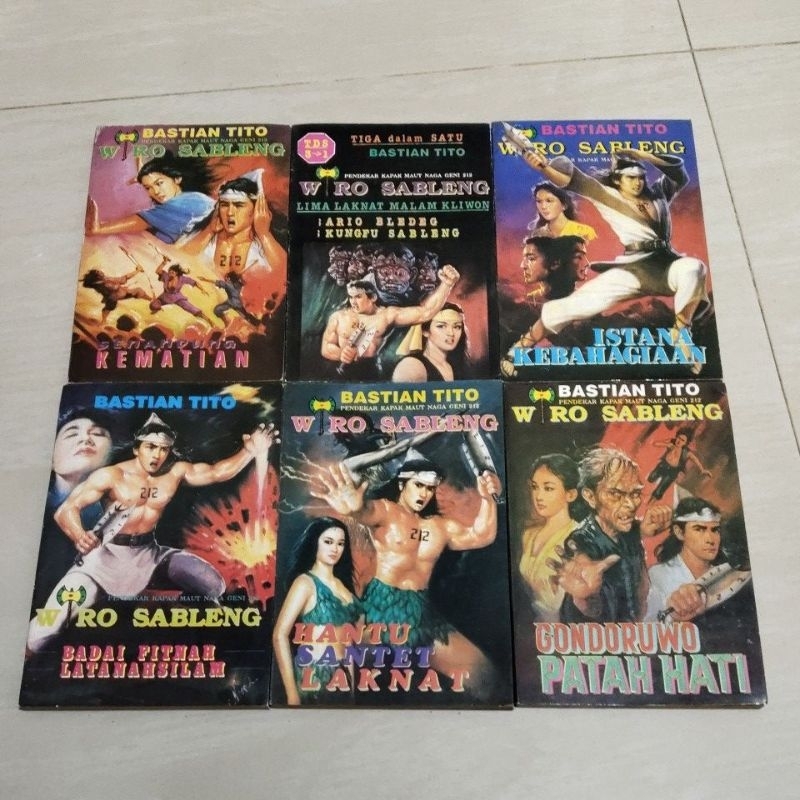 6 NOVEL WIRO SABLENG PENDEKAR KAPAK MAUT NAGA GENI 212