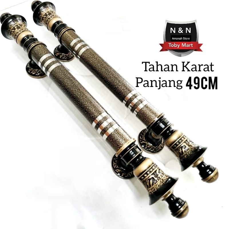 Pegangan Pintu Rumah Antik Tahan Karat - Handle pintu rumah 49cm Merak