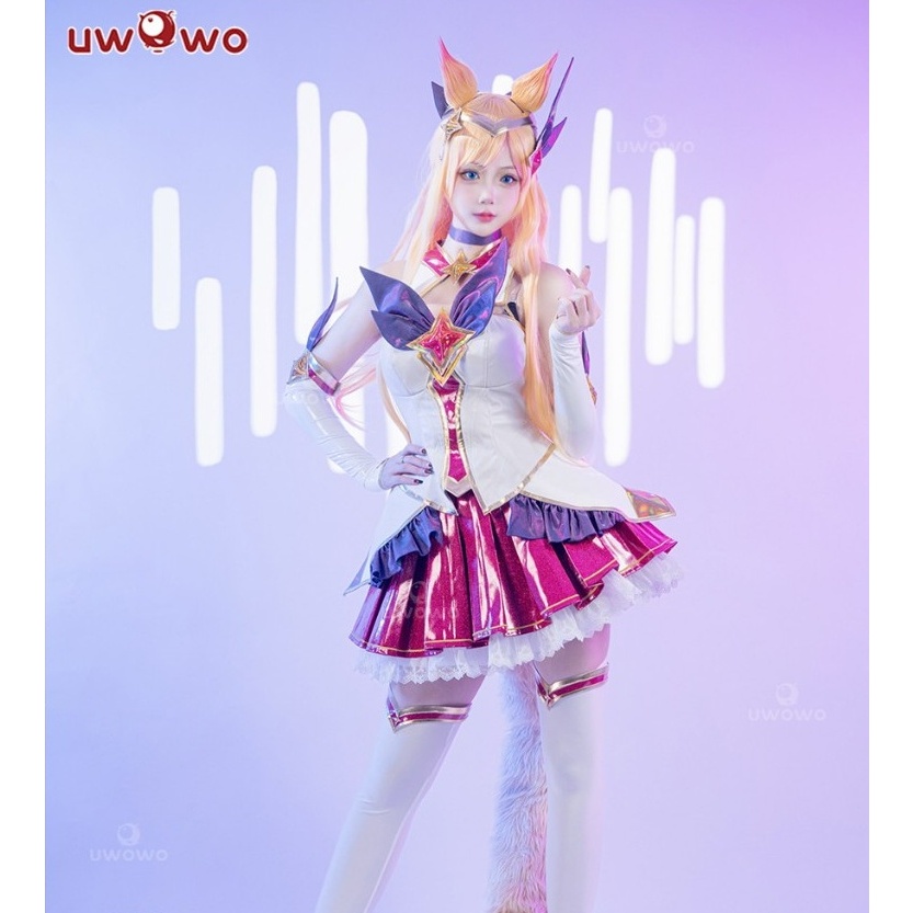 【Uwowo】League of Legends cosplay Ali cosplay Costume and Ali Wig