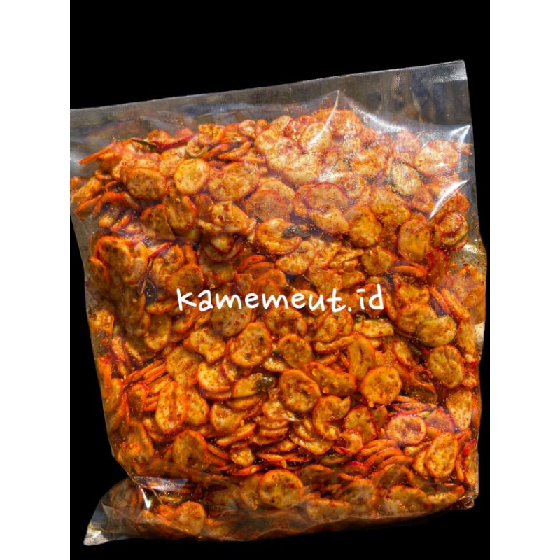 

1KG SEBLAK KERING KERUPUK BAWANG/WARNA /KEMPLANG PEDAS DAUN JERUK