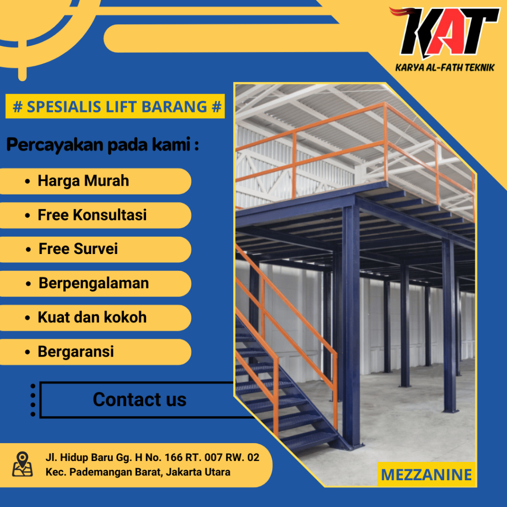 Mezzanine Baja Lantai Tambahan Gudang